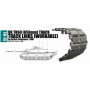 Chenille TR60 (650 mm) britannique pour le char de - 1/35 - TRUMPETER 02043