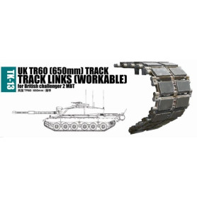 Chenille TR60 (650 mm) britannique pour le char de - 1/35 - TRUMPETER 02043