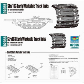 Chenilles pour Strv103 - 1/35 - TRUMPETER 02055