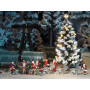 Sapin de Noël éclairé à Led HO 1/87 - Busch 5411