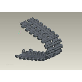 Chenilles fonctionnelles pour char de combat - 1/35 - TRUMPETER 02064