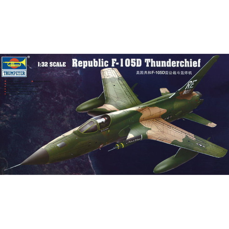 République F-105 D Thunderchief - 1/32 - TRUMPETER 02201