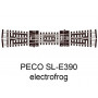 PECO SL-E390F - Trajersée Jonction Double electrofrog code 55 échelle N