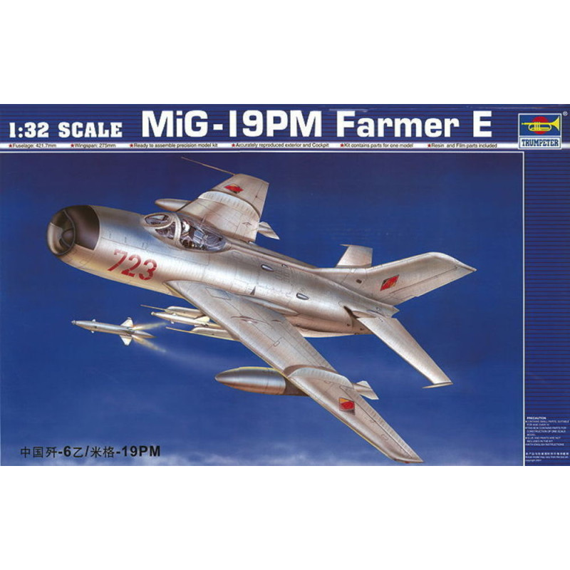 MiG-19 PM Farmer E/Shenyang F-6B - 1/32 - TRUMPETER 02209