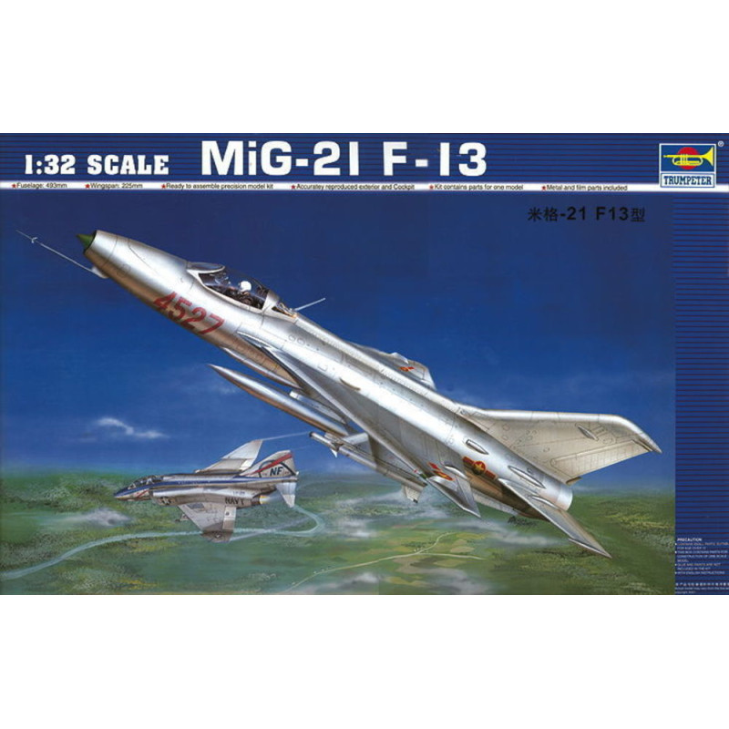 MiG-21 F-13 - 1/32 - TRUMPETER 02210