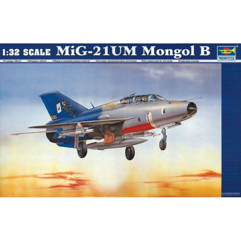 MiG-21 UM - 1/32 - TRUMPETER 02219