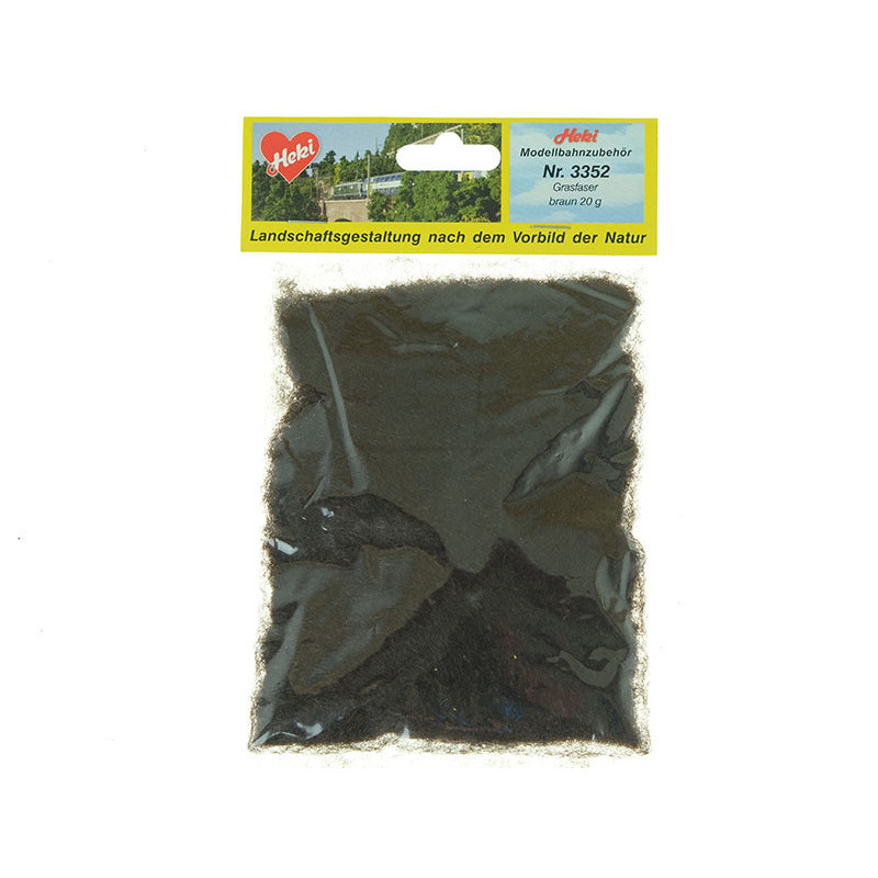 HEKI 3352 - flocage fibres herbes brunes 2-3 mm 20 grammes toutes échelles