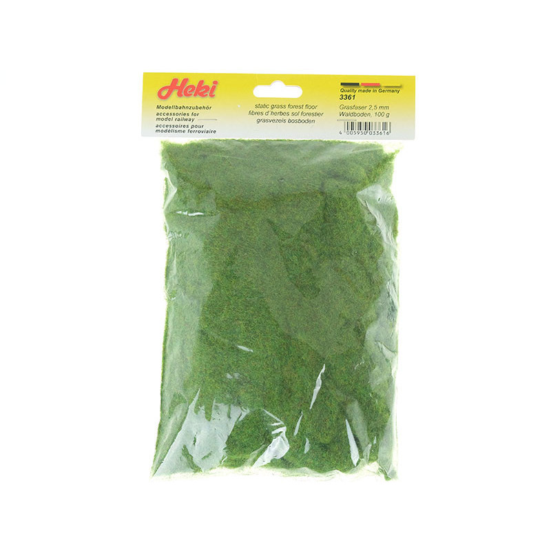 HEKI 3361 - flocage fibres sol forestier 2-3 mm 100 grammes toutes