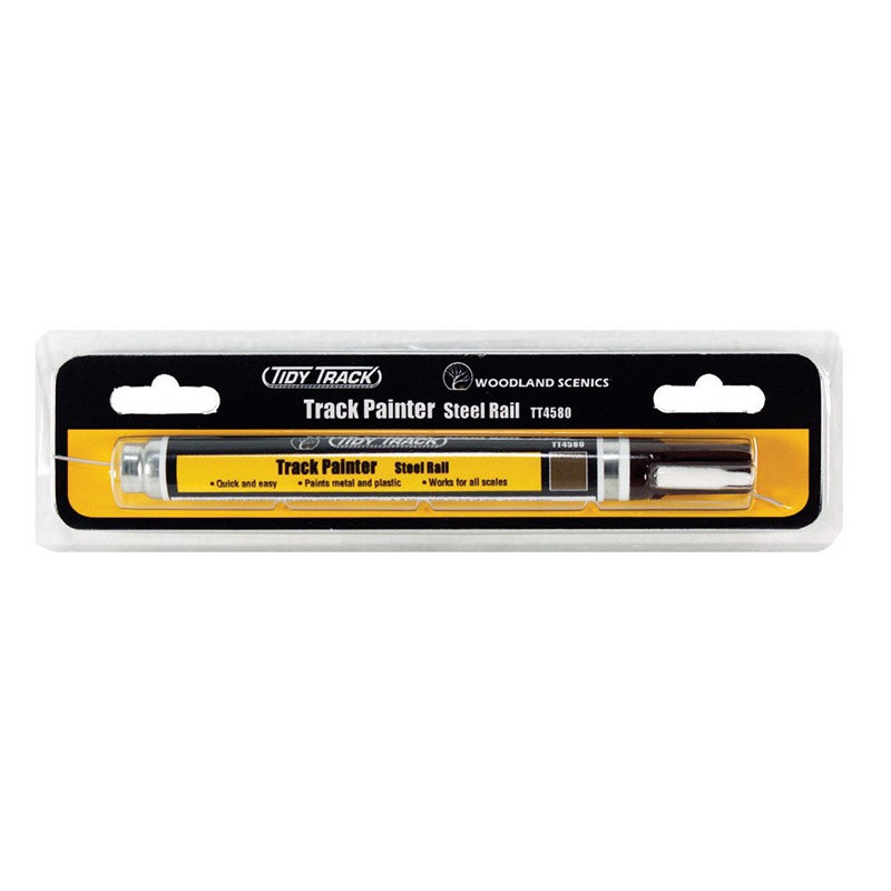 WOODLAND SCENICS TT4580 - feutre de peinture pour rails couleur acier sombre