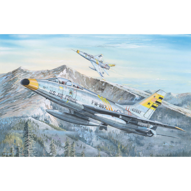 F-100F Super Sabre - 1/32 - TRUMPETER 02246