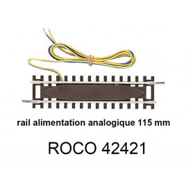 Rail d'alimentation avec antiparasitage intégré analogique - ROCO 42421