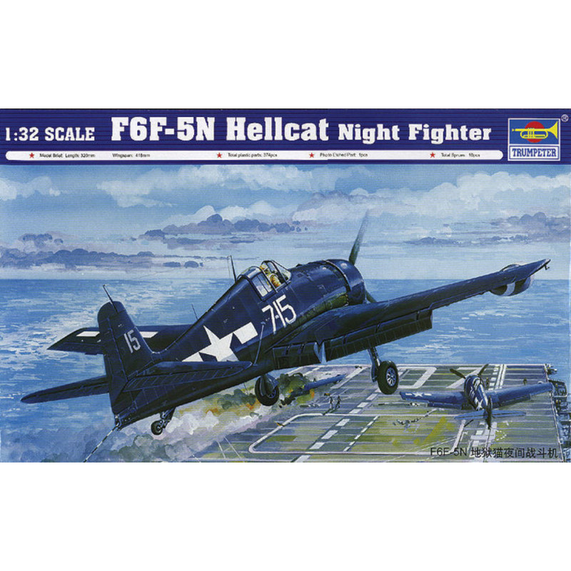 F6F-5N ''Hellcat'' - 1/32 - TRUMPETER 02259