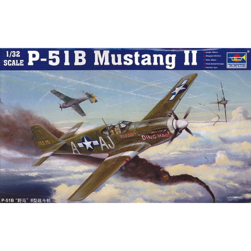 Mustang P-51B - 1/32 - TRUMPETER 02274