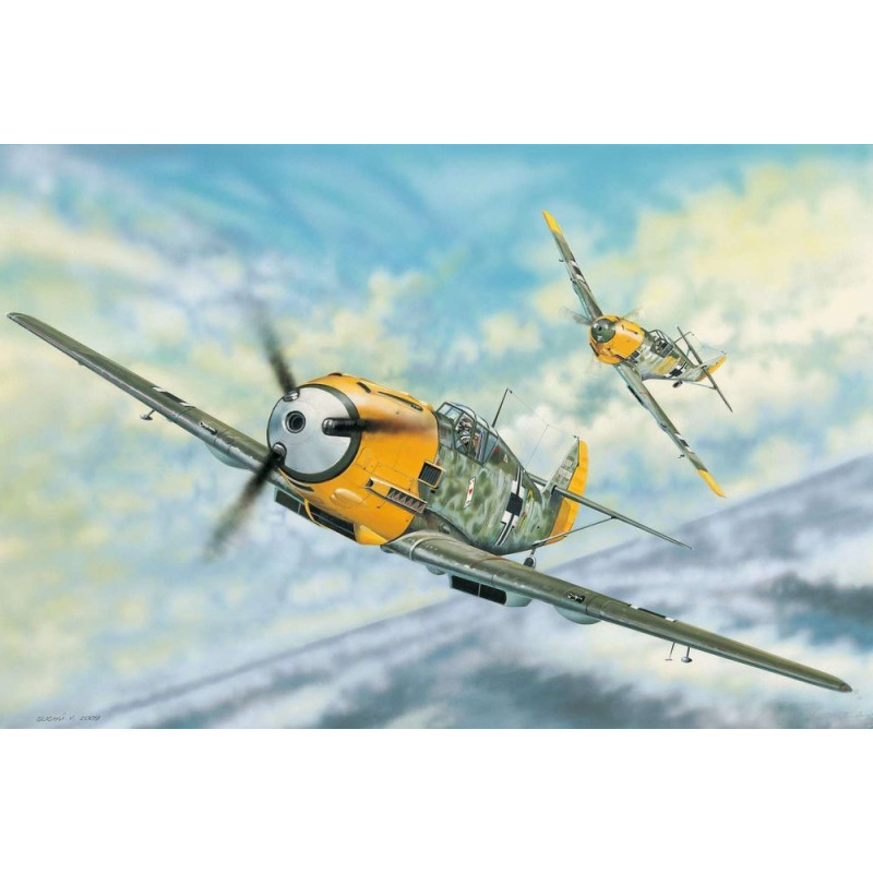 Messerschmitt Bf 109E-3 - 1/32 - TRUMPETER 02288