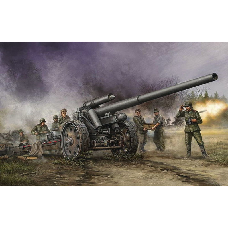 Canon allemand s.10cm K.18 - 1/35 - TRUMPETER 02305