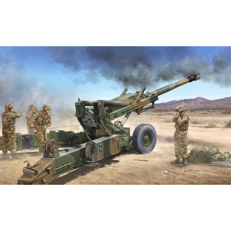 Obusier tracté moyen américain M198 de 155 mm - 1/35 - TRUMPETER 02306