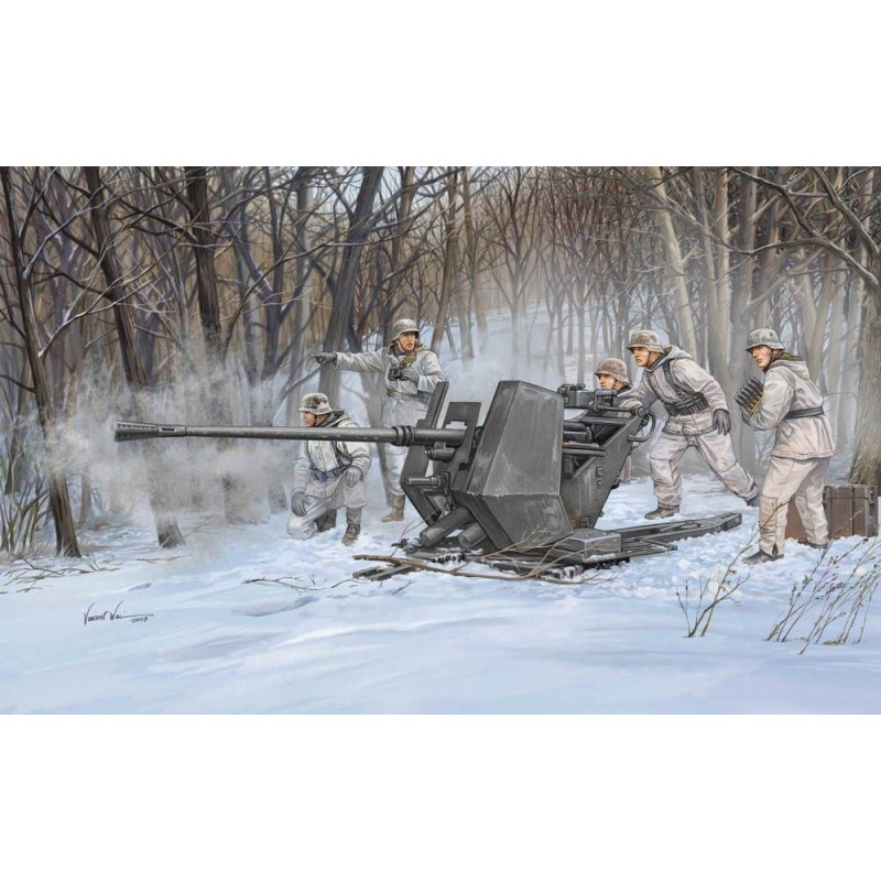 FLAK 37 (canon antiaérien allemand de 3,7 cm) - 1/35 - TRUMPETER 02310