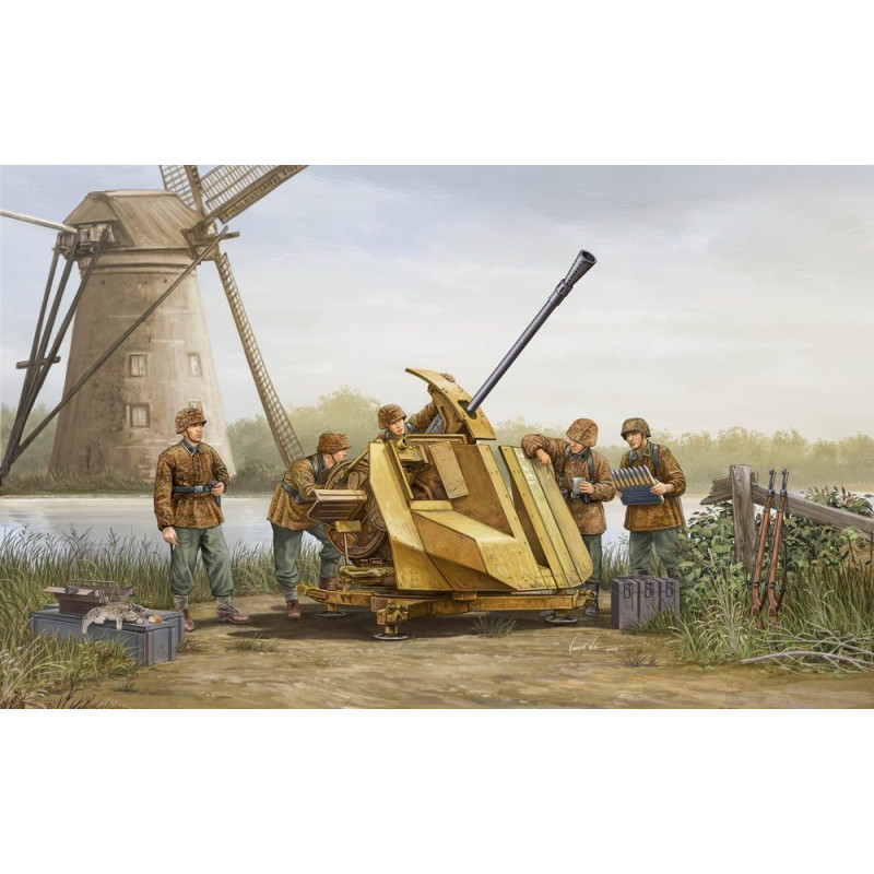 FLAK 43 (canon antiaérien allemand de 3,7 cm) - 1/35 - TRUMPETER 02311