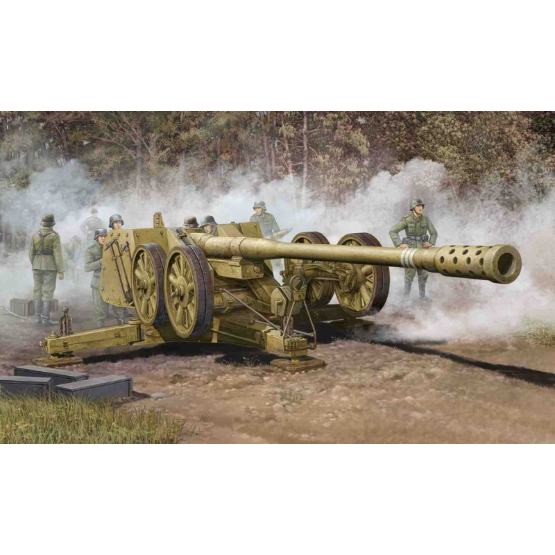 Pak44 allemand de 128 mm (Rhien) - 1/35 - TRUMPETER 02312