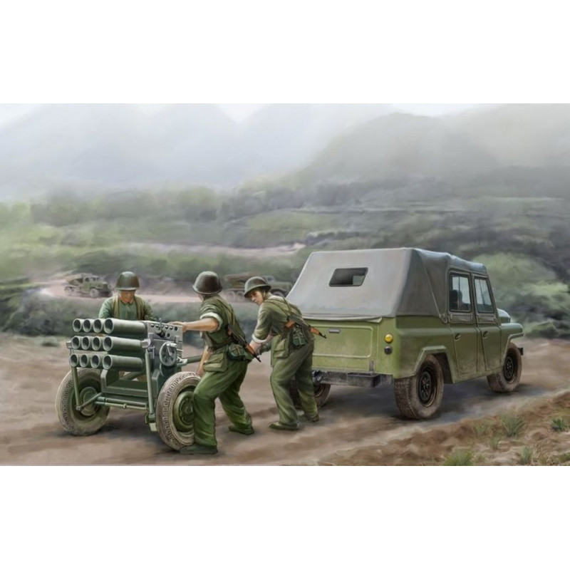 Lance-roquettes PLA Type 63 de 107 mm et B212 - 1/35 - TRUMPETER 02320