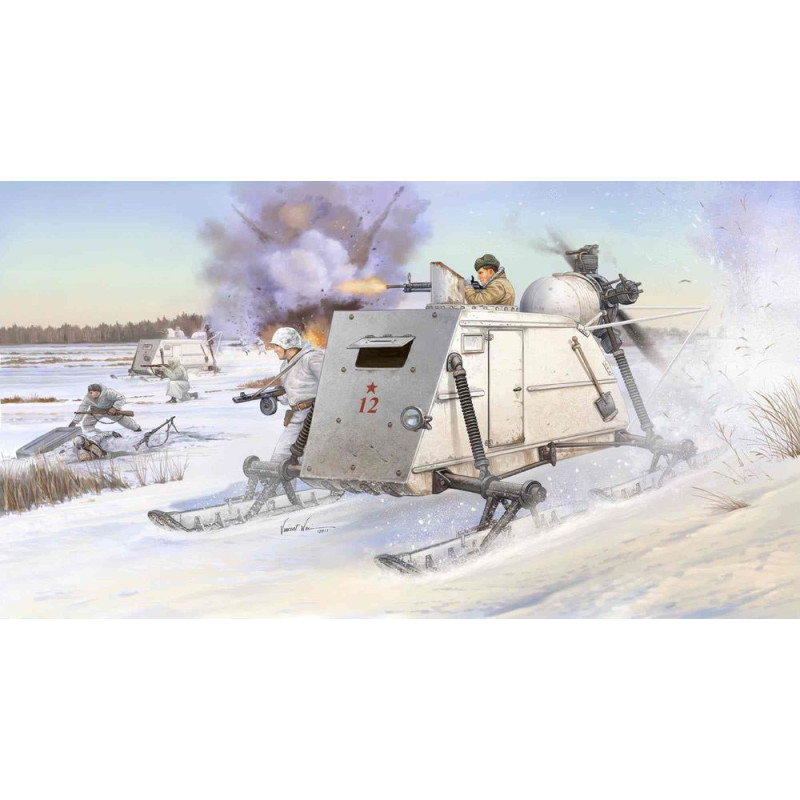 Aerosan blindé soviétique NKL-26 - 1/35 - TRUMPETER 02321