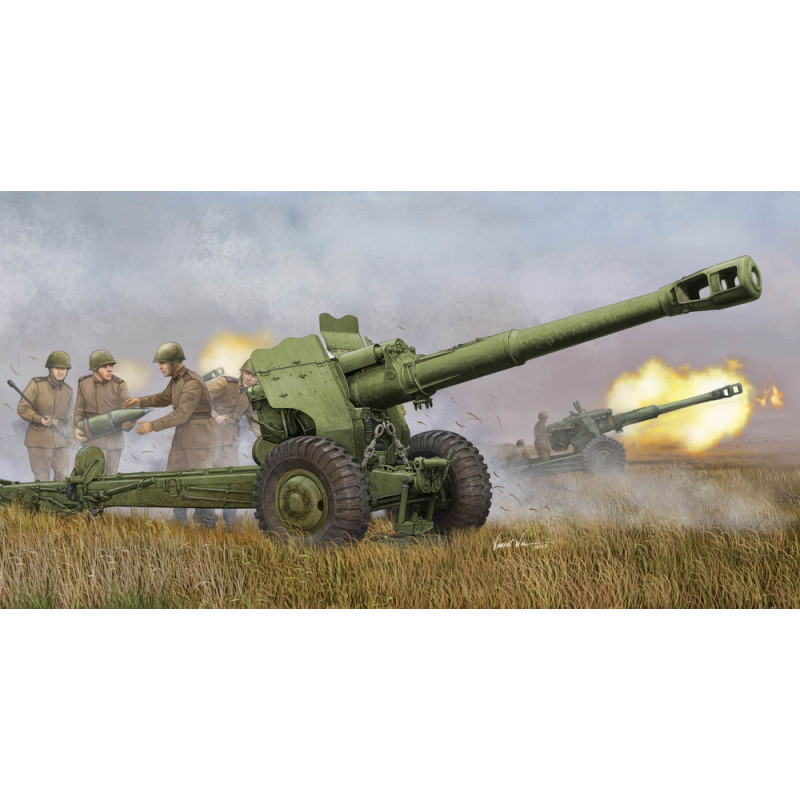 Canon-obusier tracté soviétique D-20 de 152 mm - 1/35 - TRUMPETER 02333