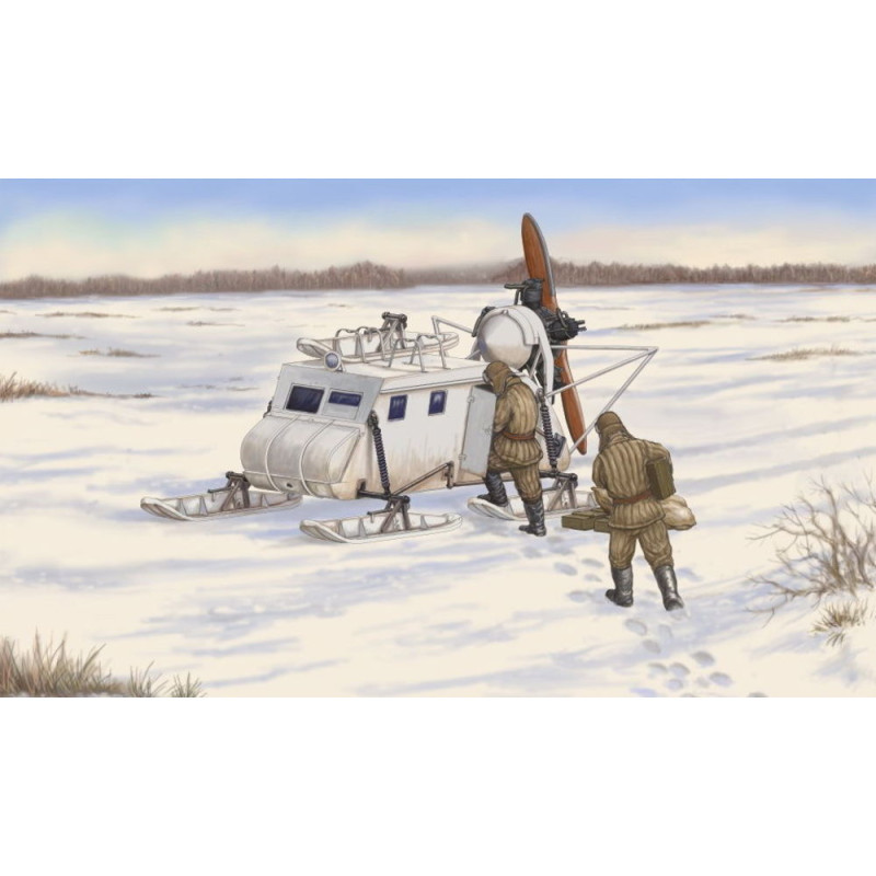 Aerosan blindé soviétique NKL-16 - 1/35 - TRUMPETER 02337