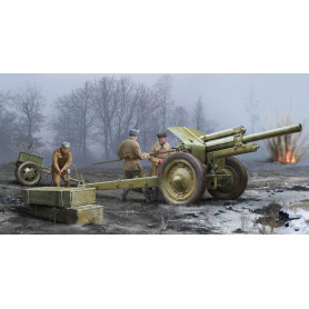 Obusier soviétique de 122 mm M-30 de 1938 (première - 1/35 - TRUMPETER 02343