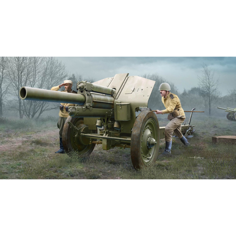Obusier soviétique de 122 mm M-30 version tardive de - 1/35 - TRUMPETER 02344