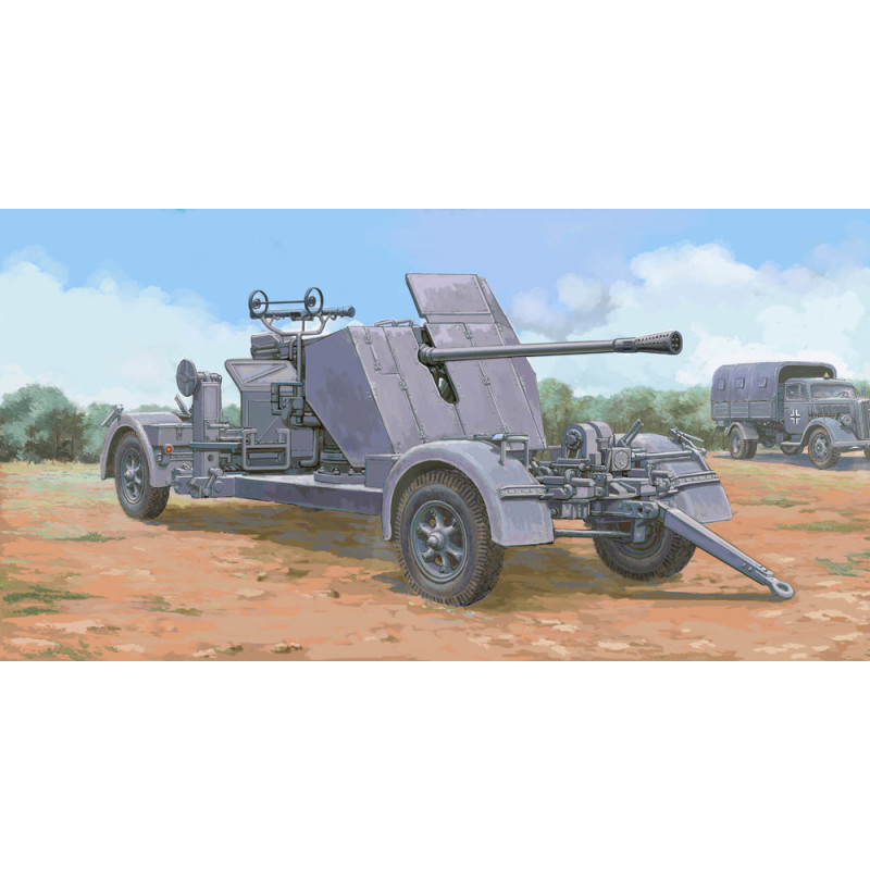 Canon antiaérien allemand de 5 cm FLAK 41 - 1/35 - TRUMPETER 02350