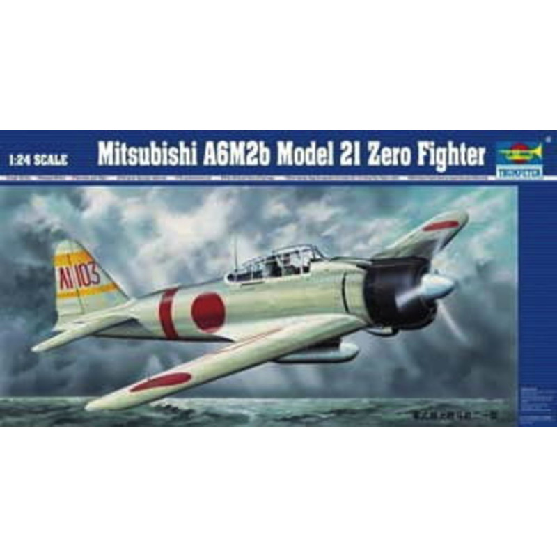 Mitsubishi A6M2b Zero Type 21 - 1/24 - TRUMPETER 02405