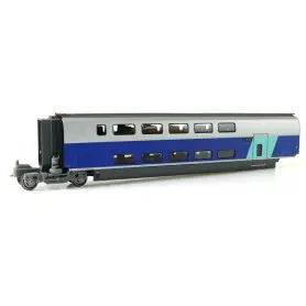 Voiture intermédiaire Euroduplex 2ème CL SNCF ép. VI - HO 1/87 - JOUEF HJ3004