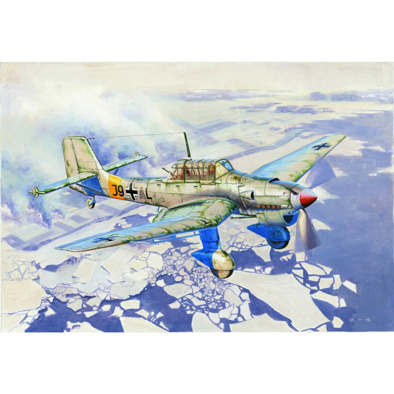 Junkers Ju-87B-2/U4 Stuka - 1/24 - TRUMPETER 02422