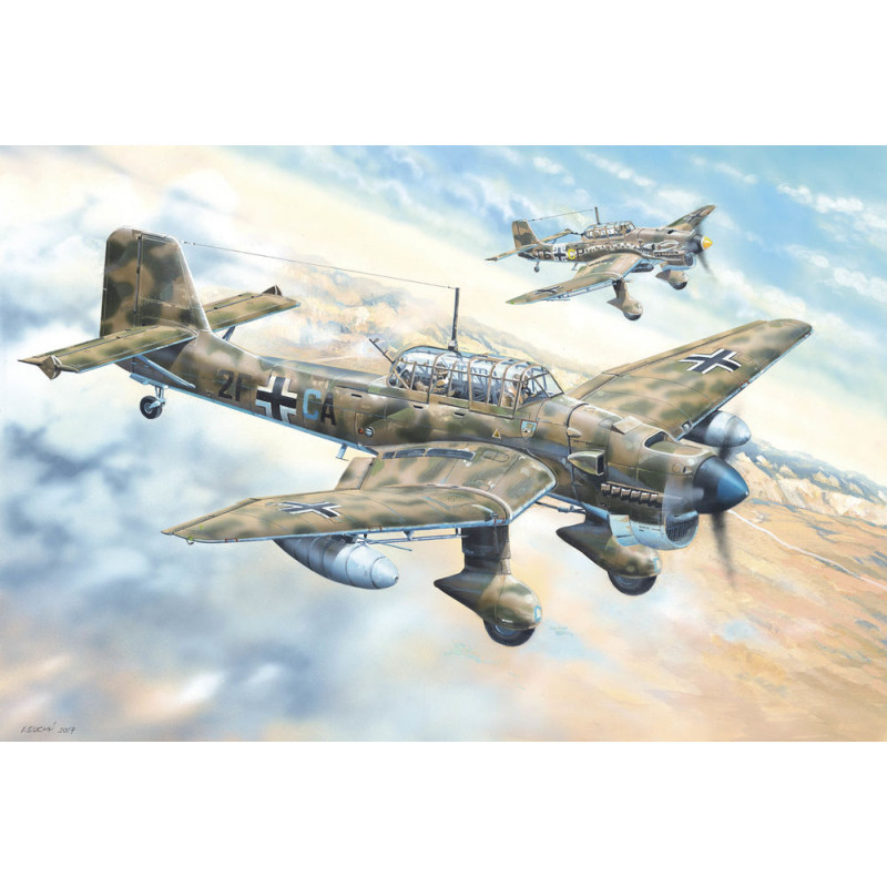 Junkers Ju-87R Stuka - 1/24 - TRUMPETER 02423