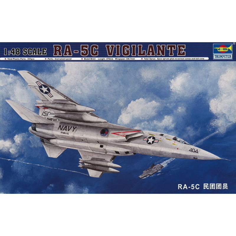 North American RA-5C Vigilante - 1/48 - TRUMPETER 02809
