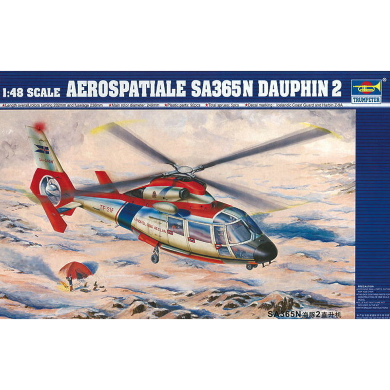 Eurocopter SA 365 N Dauphin 2 - 1/48 - TRUMPETER 02816