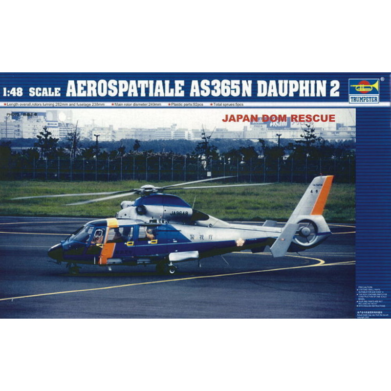 Aérospatiale AS 365 N Dauphin 2 - 1/48 - TRUMPETER 02818