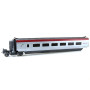 Voiture intermédiaire Thalys PBKA 1ère CL. SNCF ép. VI - HO 1/87 - JOUEF HJ3000