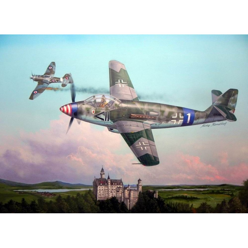 Messerschmitt Me509 allemand - 1/48 - TRUMPETER 02849