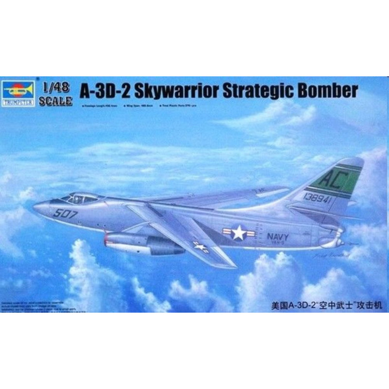 Bombardier stratégique A-3D-2 Skywarrior - 1/48 - TRUMPETER 02868