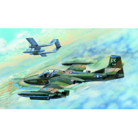 A-37B Dragonfly américain, avion d'attaque au sol léger - 1/48 - TRUMPETER 02889