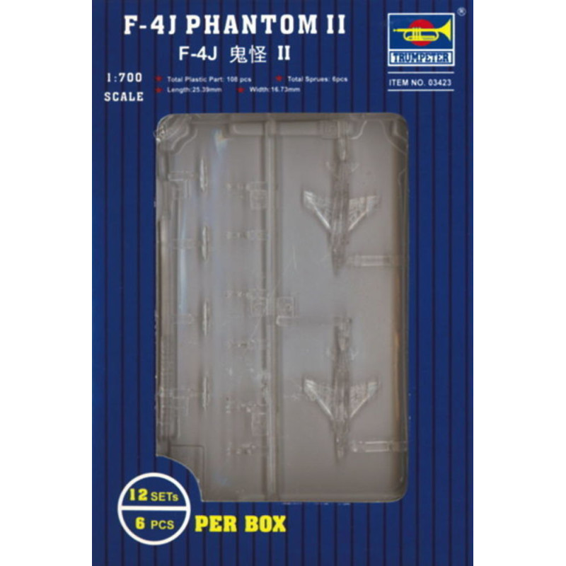 F-4J Phantom II - 1/700 - TRUMPETER 03423
