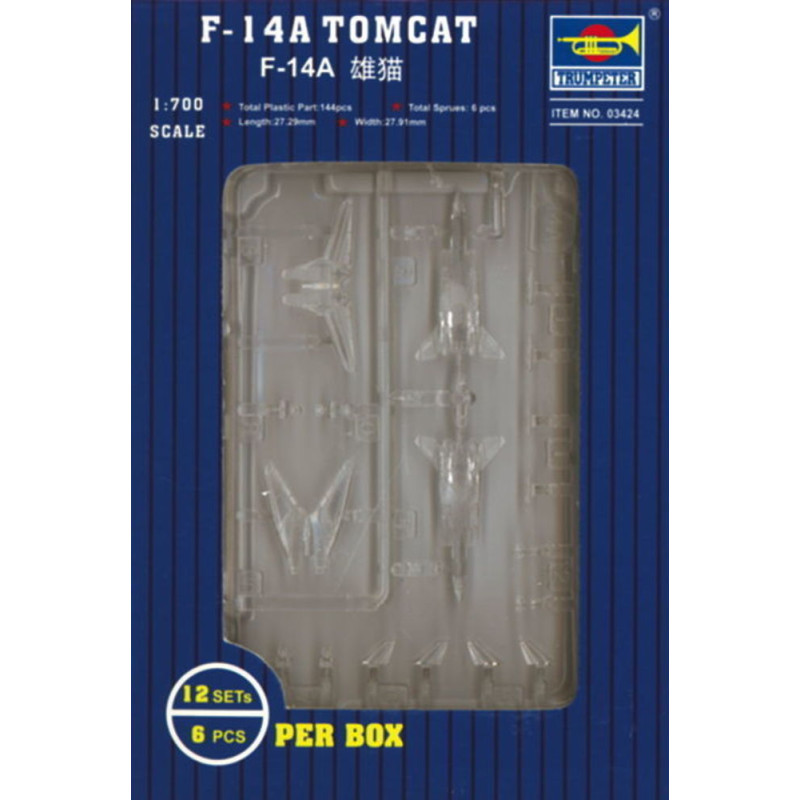 F-14A Tomcat - 1/700 - TRUMPETER 03424