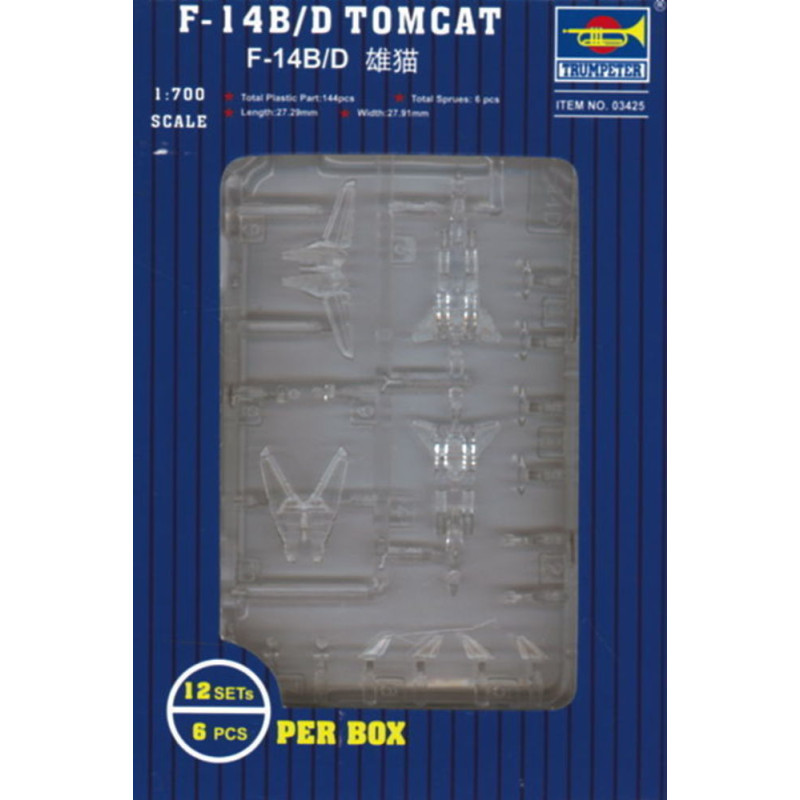 F-14B/D Tomcat - 1/700 - TRUMPETER 03425