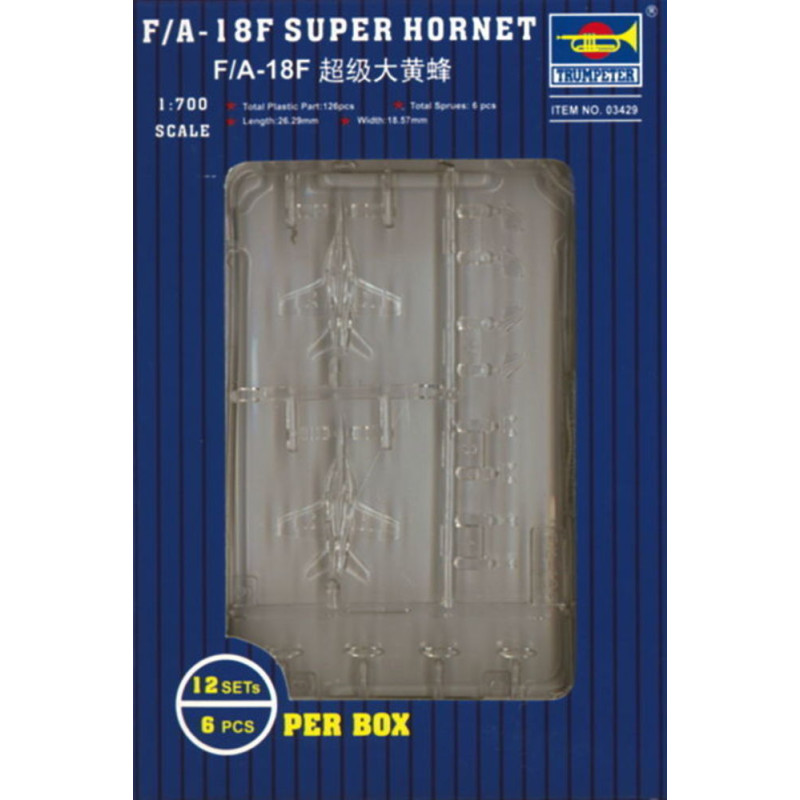 F/A-18F Super Hornet - 1/700 - TRUMPETER 03429