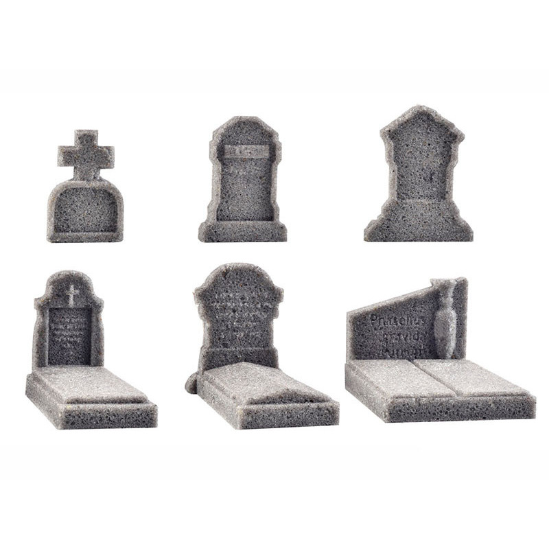 6 tombes pour cimetière - échelle HO - VOLLMER 48282