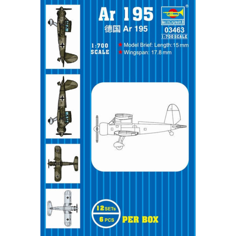 Avec 195 - 1/700 - TRUMPETER 03463