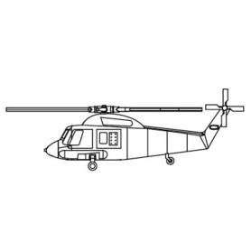 SH-2 Seasprite - 1/700 - TRUMPETER 03474