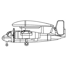 Traceur E-1B - 1/700 - TRUMPETER 03476