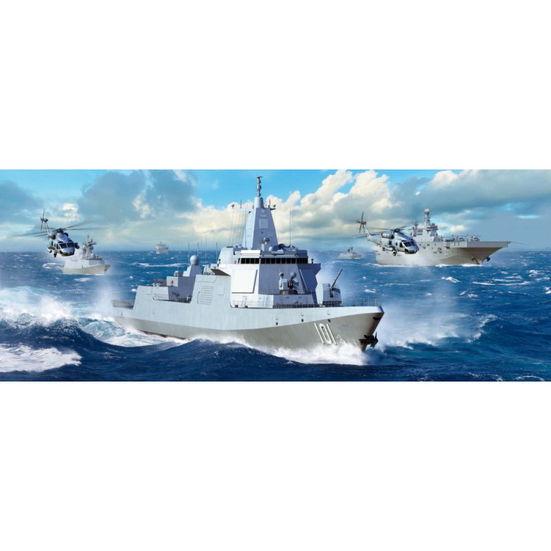 Destroyer de type 055 de la marine de l'APL - 1/200 - TRUMPETER 03620